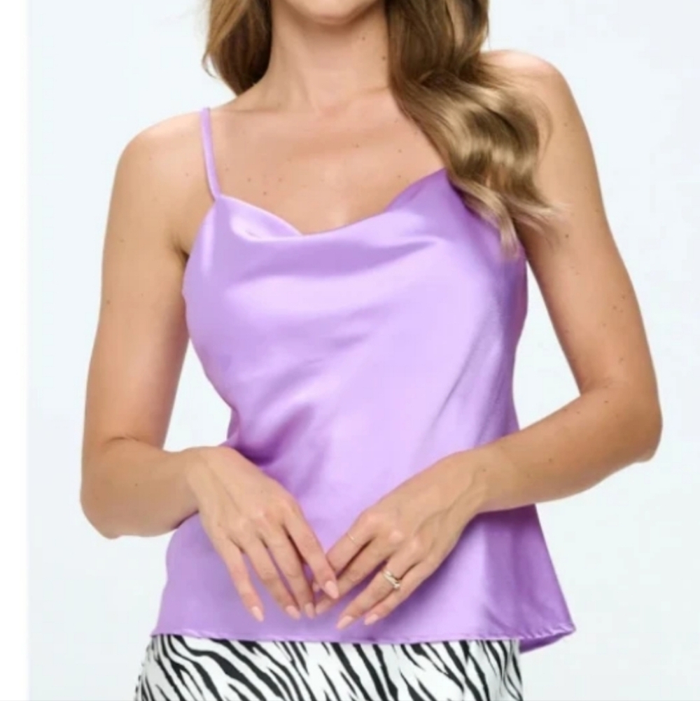 Renee C. Lavender Camisole Top